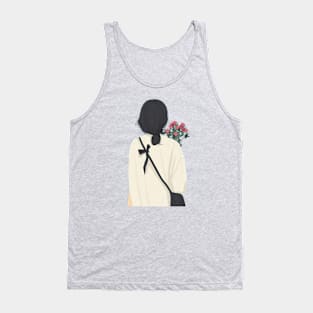 Girl flower Tank Top